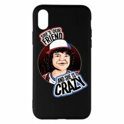 Чехол для iPhone X/Xs Дастин очень странные дела арт - PrintSalon