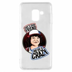 Чехол для Samsung A8 2018 Дастин очень странные дела арт - PrintSalon