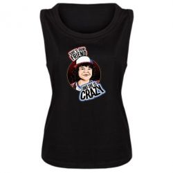 Женская майка Дастин очень странные дела арт - PrintSalon