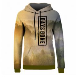 Женское 3D худи Days gone and nature - PrintSalon