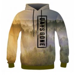 Мужское 3D худи Days gone and nature - PrintSalon