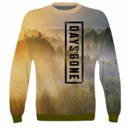 3D свитшот Days gone and nature - PrintSalon