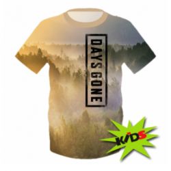 Детская 3D футболка Days gone and nature - PrintSalon