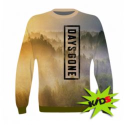 Детский 3D свитшот Days gone and nature - PrintSalon