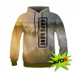 Детское 3D худи Days gone and nature - PrintSalon