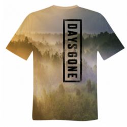 Мужская футболка 3D Days gone and nature - PrintSalon