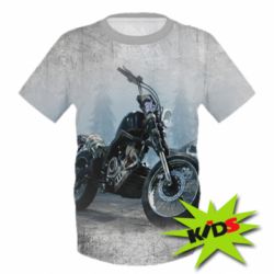 Детская 3D футболка Dayz gone moto