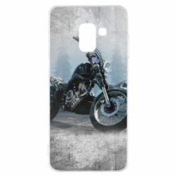 Чехол для Samsung A8 2018 Dayz gone moto