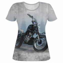 Женская футболка 3D Dayz gone moto
