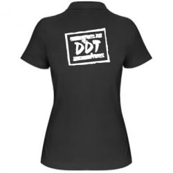 Женское поло DDT (ДДТ) - PrintSalon