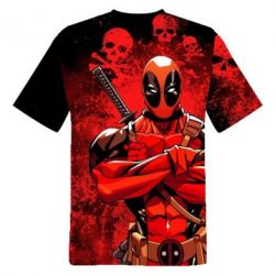 Мужская футболка 3D Deadpool - PrintSalon