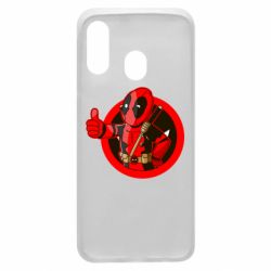 Чехол для Samsung A40 Deadpool Fallout Boy - PrintSalon