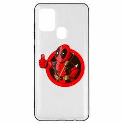 Чехол для Samsung A21s Deadpool Fallout Boy - PrintSalon