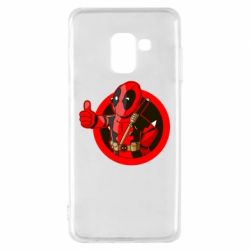 Чехол для Samsung A8 2018 Deadpool Fallout Boy - PrintSalon