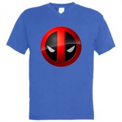 Чоловіча футболка з V-подібним вирізом Deadpool Logo - PrintSalon