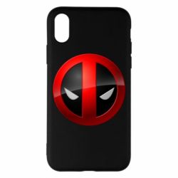 Чохол для iPhone X/Xs Deadpool Logo - PrintSalon
