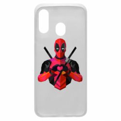 Чохол для Samsung A40 Deadpool Love - PrintSalon