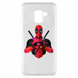 Чохол для Samsung A8 2018 Deadpool Love - PrintSalon