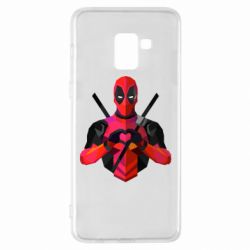 Чохол для Samsung A8+ 2018 Deadpool Love - PrintSalon