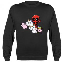 Світшот Deadpool on the unicorn - PrintSalon