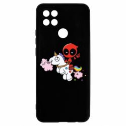 Чехол для Oppo A15s/A15 Deadpool on the unicorn