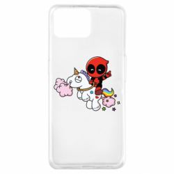 Чохол для Oppo A73Deadpool on the unicorn - PrintSalon