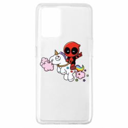 Чохол для Oppo A74 4G Deadpool on the unicorn