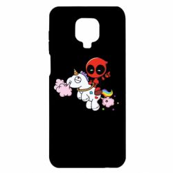 Чохол для Xiaomi Redmi Note 9S / 9Pro / 9Pro Max Deadpool on the unicorn - PrintSalon