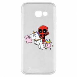 Чохол для Samsung A5 2017 Deadpool on the unicorn