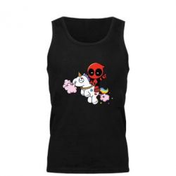 Майка чоловіча Deadpool on the unicorn - PrintSalon