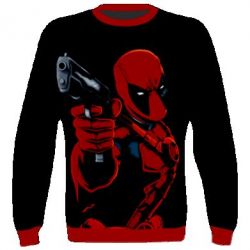 3D свитшот Deadpool shoots