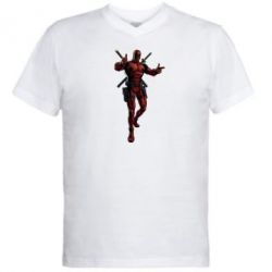 Чоловіча футболка з V-подібним вирізом Deadpool - PrintSalon