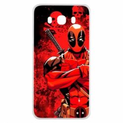 Чехол для Samsung J7 2016 Deadpool - PrintSalon