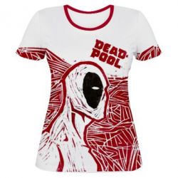 Женская футболка 3D DeadPool - PrintSalon