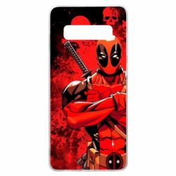 Чехол для Samsung S10+ Deadpool - PrintSalon