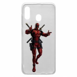 Чохол для Samsung A20 Deadpool-PrintSalon Чохол для Samsung A20 Deadpool