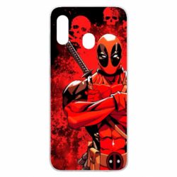 Чехол для Samsung A20 Deadpool - PrintSalon