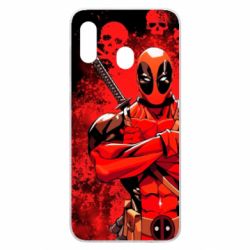 Чехол для Samsung A30 Deadpool - PrintSalon