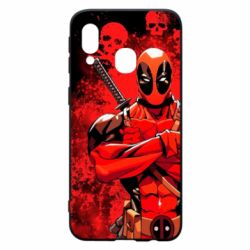 Чехол для Samsung A40 Deadpool - PrintSalon