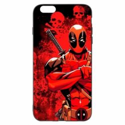 Чехол для iPhone 6 Plus/6S Plus Deadpool - PrintSalon