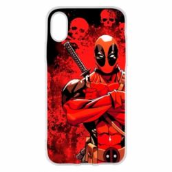 Чехол для iPhone X/Xs Deadpool - PrintSalon