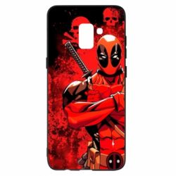 Чехол для Samsung A8+ 2018 Deadpool