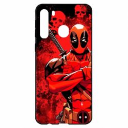 Чехол для Samsung A21 Deadpool - PrintSalon