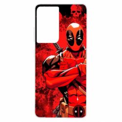 Чехол для Samsung S21 Ultra Deadpool - PrintSalon