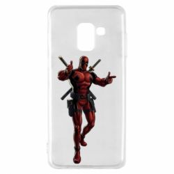 Чохол для Samsung A8 2018 Deadpool - PrintSalon