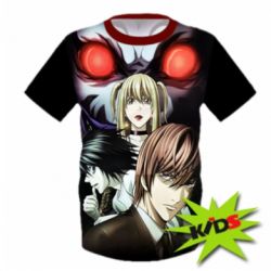 Дитяча 3D футболка Death Note heroes - PrintSalon