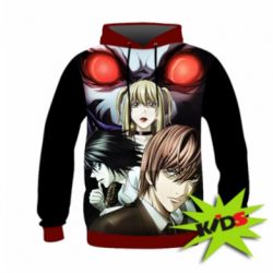 Дитяче 3D худі Death Note heroes - PrintSalon