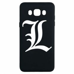 Чохол для Samsung J7 2016 Death Note minimal logo - PrintSalon