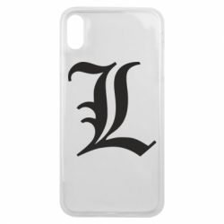 Чохол для iPhone Xs Max Death Note minimal logo - PrintSalon