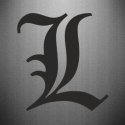 Наклейка Death Note minimal logo